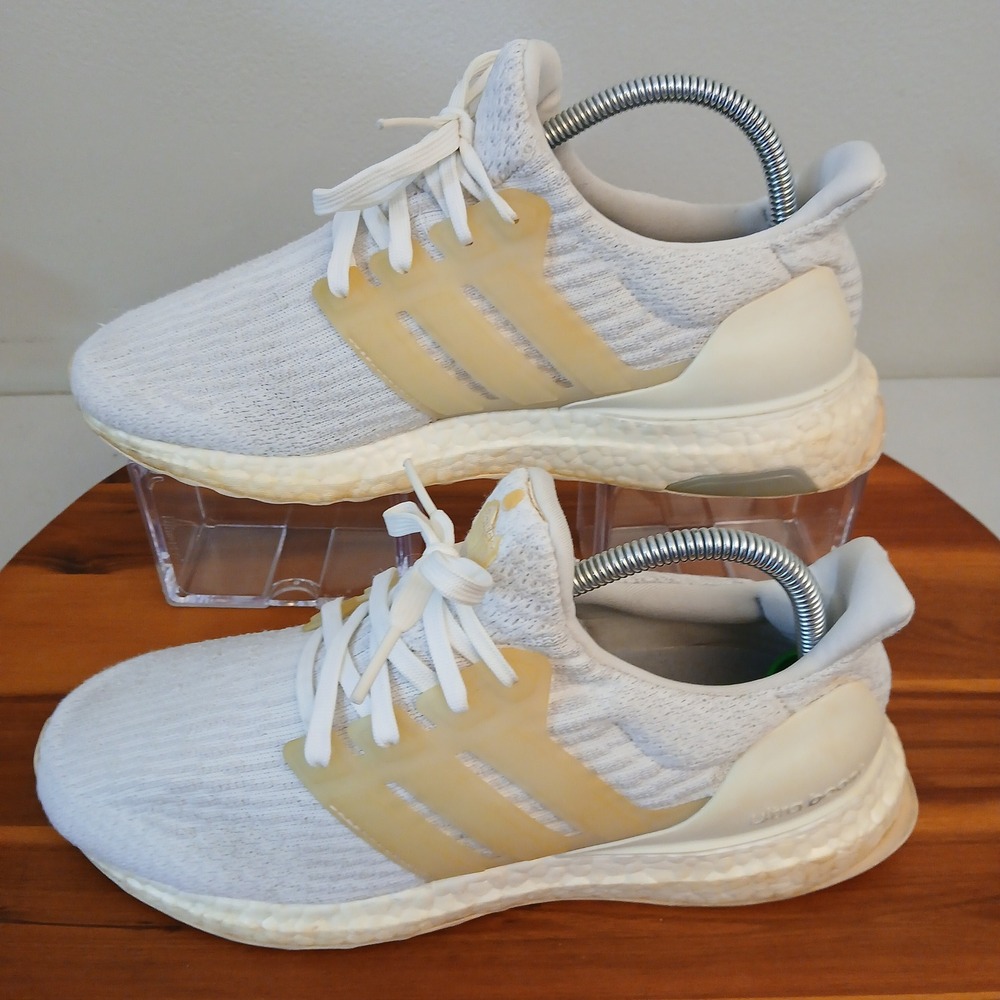 Adidas Ultraboost 3.0 Triple White‎ Mens 7.5 Running Shoes Sneakers BA8841